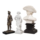 Drei Figuren Friedrich der Gro&szlig;e