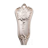Friedrich Wilhelm IV. und K&ouml;nig Wilhelm I. von Preu&szlig;en &ndash; Sechs Gabeln und ein Messer mit Monogramm