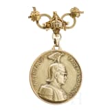 Kaiser Wilhelm II. - Goldene Kette zur Gr&uuml;ndung der Universit&auml;t Frankfurt am Main, datiert 18. 10. 1914