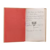 Kaiser Wilhelm II. - handsigniertes Buch, Portraitfoto und Begleitschreiben, datiert 1932
