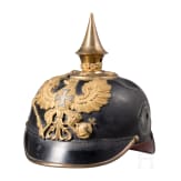 Helm f&uuml;r Reserveoffiziere, Preu&szlig;en, um 1900