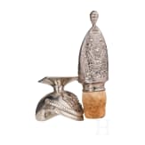 Zwei Miniaturhelme aus Silber, um 1900