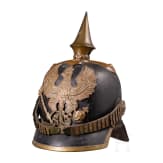Fr&uuml;her Helm f&uuml;r Mannschaften der Linieninfanterie, um 1860