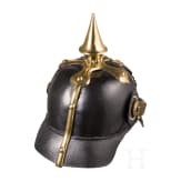 Helm f&uuml;r Mannschaften der Infanterie, um 1860