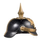 A helmet for enlisted men of the Line Infantry, circa 1890