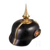 Helm f&uuml;r Offiziere der Infanterie, um 1900