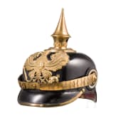Helm f&uuml;r Offiziere der Infanterie, um 1900