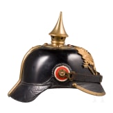 Helm M 1895 f&uuml;r Mannschaften der Linieninfanterie, datiert 1905