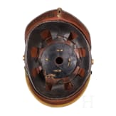 Helm M 1895 f&uuml;r Mannschaften der Linieninfanterie, datiert 1905