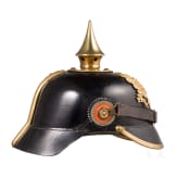 Helm eines Feldwebel-Leutnants der Infanterie, datiert 1914