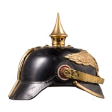 Helm f&uuml;r Mannschaften der Garde-Infanterie, um 1900