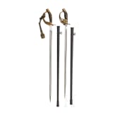 Zwei Degen M 1889 f&uuml;r Offiziere der Infanterie, um 1905
