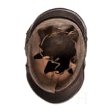 Tschako f&uuml;r Mannschaften der J&auml;ger-Bataillone, vor 1892