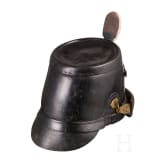 Tschako f&uuml;r Mannschaften der J&auml;ger-Bataillone, vor 1892