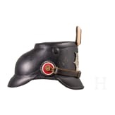 Tschako M 1895 f&uuml;r Mannschaften der Garde-J&auml;ger- oder Garde-Sch&uuml;tzen-Bataillone, um 1900