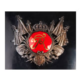 Schwarzer Paradek&uuml;rass f&uuml;r Offiziere der preu&szlig;ischen Garde du Corps, russisches Modell
