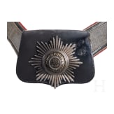 A Prussian Garde du Corps GdC Officer Bandolier and Kartuschkasten