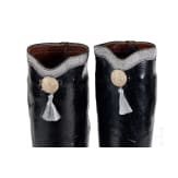 Paar Offiziersstiefel der preu&szlig;ischen 1. Leibhusaren