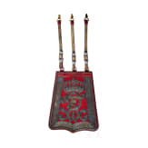 S&auml;beltasche eines Offiziers der preu&szlig;ischen 1. Leib-Husaren (Totenkopfhusaren)