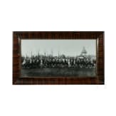 Reservistenbilder von einem Gefreiten des 1. Leib-Husaren-Regiments und von Offizieren der Reitschule