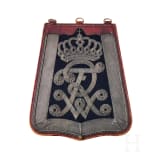 S&auml;beltasche eines Offiziers der preu&szlig;ischen 2. Leib-Husaren (Totenkopfhusaren)