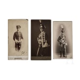 Signierte Fotos von Offizieren der Preu&szlig;ischen Garde-Husaren