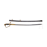 Pr&auml;chtiger preu&szlig;ischer Ehrens&auml;bel des 3. Garde-Ulanen-Regiments 1867 - 1877