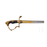 Pr&auml;chtiger preu&szlig;ischer Ehrens&auml;bel des 3. Garde-Ulanen-Regiments 1867 - 1877