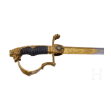Pr&auml;chtiger preu&szlig;ischer Ehrens&auml;bel des 3. Garde-Ulanen-Regiments 1867 - 1877