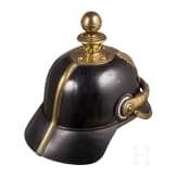 Helm M 1871 f&uuml;r Mannschaften der Feldartillerie, datiert 1876