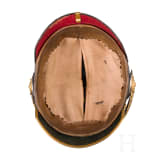 Generalshelm M 1889 in der Trageweise ab 1897 f&uuml;r Generale der Artillerie