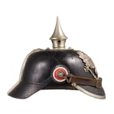 Helm M 1895 f&uuml;r Mannschaften der Pioniere, Trageweise ab 1897