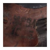 Helm M 1895 f&uuml;r Mannschaften der Pioniere, Trageweise ab 1897