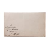 Otto F&uuml;rst von Bismarck (1815 - 1898) - eigenh&auml;ndig signiertes Schreiben an den B&uuml;rgermeister von Herford 1866