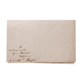 Otto F&uuml;rst von Bismarck (1815 - 1898) - eigenh&auml;ndig signiertes Schreiben an den B&uuml;rgermeister von Herford 1863