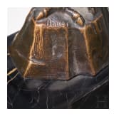 Hans Bauer- Bronzeskulptur eines auffliegenden Adlers