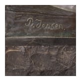 Peder Marius Jensen (1883 - 1925) - gro&szlig;er Tischadler