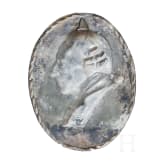 Vier Metallreliefs mit dem Bildnis Friedrichs des Gro&szlig;en, 20. Jhdt.