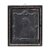 Vier Metallreliefs mit dem Bildnis Friedrichs des Gro&szlig;en, 20. Jhdt.
