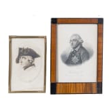 Vier Metallreliefs mit dem Bildnis Friedrichs des Gro&szlig;en, 20. Jhdt.