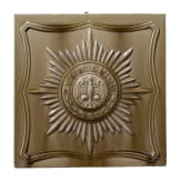 Sammlung von f&uuml;nf patriotischen Kacheln und einer Fliese