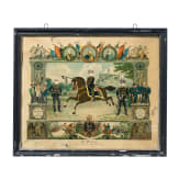 Sammlung von neun unterschiedlichen Reservistenbildern zwischen den Jahren 1901 - 1907.