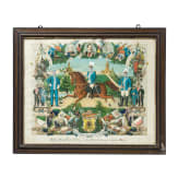 Sammlung von neun unterschiedlichen Reservistenbildern zwischen den Jahren 1901 - 1907.