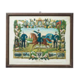 Sammlung von neun unterschiedlichen Reservistenbildern zwischen den Jahren 1901 - 1907.