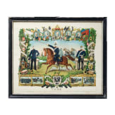 Sammlung von neun unterschiedlichen Reservistenbildern zwischen den Jahren 1901 - 1907.