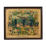 Sammlung von zehn Reservistenbildern aus den Jahren 1891 - 1917