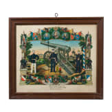 Sammlung von zehn Reservistenbildern aus den Jahren 1891 - 1917