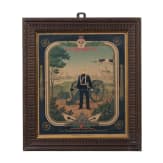 Sammlung von zehn Reservistenbildern aus den Jahren 1891 - 1917