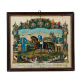 Gruppe von zehn verschiedenen Reservistenbildern zwischen 1896 - 1909.