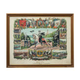Gruppe von zehn verschiedenen Reservistenbildern zwischen 1896 - 1909.